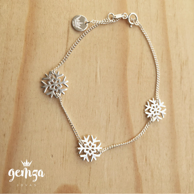 Pulsera Copos de Nieve